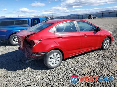 Trzecie zdjęcie samochodu z tyłu: 2016 HYUNDAI ACCENT SE VIN:KMHCT4AE9GU065188 - miniatura