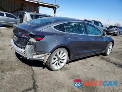 Trzecie zdjęcie samochodu z tyłu: 2020 TESLA MODEL 3 VIN:5YJ3E1EB3LF619941 - miniatura