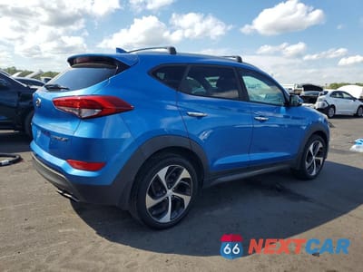 Trzecie zdjęcie samochodu z tyłu: 2016 HYUNDAI TUCSON LIMITED VIN:KM8J33A22GU147416 - miniatura