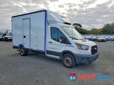 Czwarte zdjęcie samochodu z boku: 2020 FORD TRANSIT DELIVERY VAN VIN:1FDBW5Z80LKB24934 - miniatura