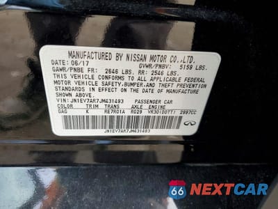 Zdjęcie 12 z 12 samochodu: 2018 INFINITI Q50 3.0T LUXE VIN:JN1EV7AR7JM431493 - miniatura