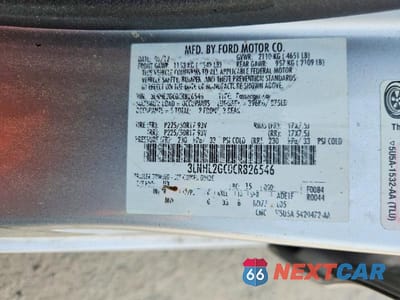 Zdjęcie 13 z 13 samochodu: 2012 LINCOLN MKZ VIN:3LNHL2GC0CR826546 - miniatura