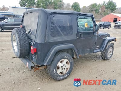 Trzecie zdjęcie samochodu z tyłu: 2003 JEEP WRANGLER COMMANDO VIN:1J4FA39S33P352590 - miniatura