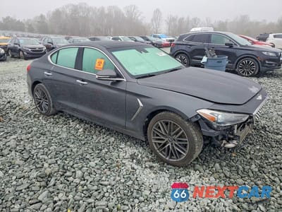 Czwarte zdjęcie samochodu z boku: 2019 GENESIS G70 2.0T ADVANCED VIN:KMTG34LA5KU035034 - miniatura