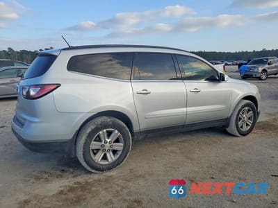 Trzecie zdjęcie samochodu z tyłu: 2013 CHEVROLET TRAVERSE LT VIN:1GNKRJKD2DJ114075 - miniatura