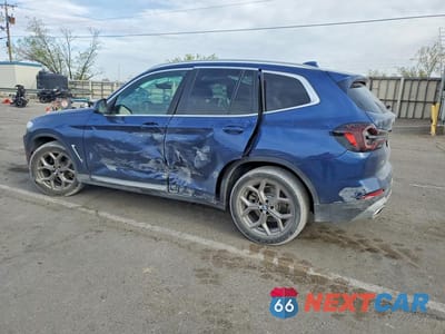 Drugie zdjęcie samochodu z przodu: 2022 BMW X3 XDRIVE30I VIN:5UX53DP04N9J63245 - miniatura