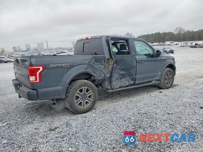 Trzecie zdjęcie samochodu z tyłu: 2016 FORD F150 SUPERCREW VIN:1FTEW1EP9GFD39704 - miniatura
