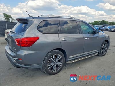 Trzecie zdjęcie samochodu z tyłu: 2018 NISSAN PATHFINDER PLATINUM 4WD VIN:5N1DR2MM7JC655977 - miniatura