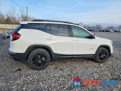 Trzecie zdjęcie samochodu z tyłu: 2023 GMC TERRAIN AT4 VIN:3GKALYEG7PL175847 - miniatura