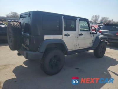 Trzecie zdjęcie samochodu z tyłu: 2008 JEEP WRANGLER UNLIMITED X VIN:1J4GA39138L643150 - miniatura