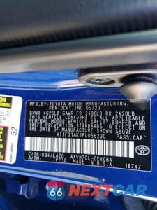 Zdjęcie 13 z 13 samochodu: 2023 TOYOTA CAMRY HYBRID XLE VIN:4T1F31AK1PU056230 - miniatura
