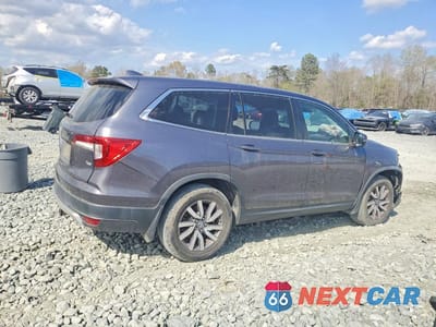 Trzecie zdjęcie samochodu z tyłu: 2020 HONDA PILOT EXL VIN:5FNYF5H51LB020696 - miniatura