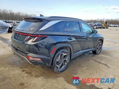Trzecie zdjęcie samochodu z tyłu: 2023 HYUNDAI TUCSON LIMITED VIN:KM8JECAE1PU214706 - miniatura