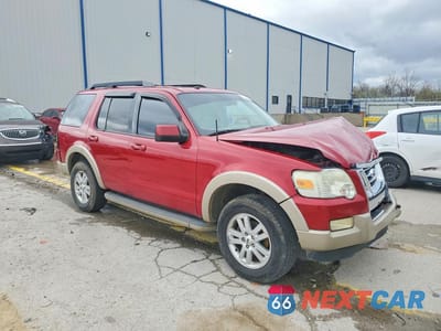 Czwarte zdjęcie samochodu z boku: 2009 FORD EXPLORER EDDIE BAUER VIN:1FMEU64E69UA10102 - miniatura
