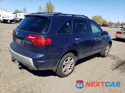 Trzecie zdjęcie samochodu z tyłu: 2009 ACURA MDX VIN:2HNYD28229H524276 - miniatura