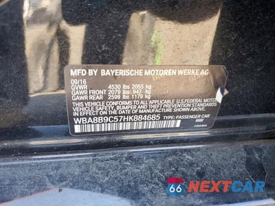 Zdjęcie 12 z 12 samochodu: 2017 BMW 330 I VIN:WBA8B9C57HK884685 - miniatura