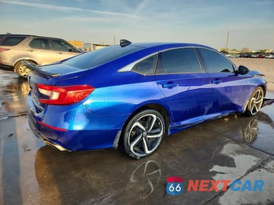 Trzecie zdjęcie samochodu z tyłu: 2022 HONDA ACCORD SPORT VIN:1HGCV1F36NA111628 - miniatura