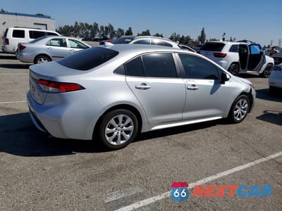 Trzecie zdjęcie samochodu z tyłu: 2021 TOYOTA COROLLA LE VIN:5YFEPMAE4MP207201 - miniatura