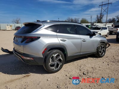 Trzecie zdjęcie samochodu z tyłu: 2023 HYUNDAI TUCSON LIMITED VIN:5NMJE3AE0PH220430 - miniatura