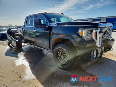Czwarte zdjęcie samochodu z boku: 2021 GMC SIERRA K2500 DENALI VIN:1GT49REY9MF291854 - miniatura