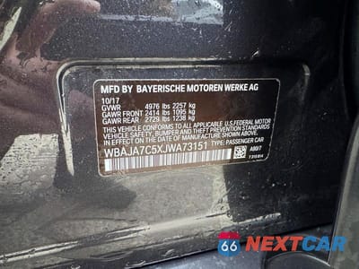 Zdjęcie 10 z 10 samochodu: 2018 BMW 530 XI VIN:WBAJA7C5XJWA73151 - miniatura