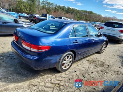 Trzecie zdjęcie samochodu z tyłu: 2003 HONDA ACCORD EX VIN:1HGCM66553A019764 - miniatura