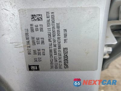 Zdjęcie 12 z 12 samochodu: 2013 BUICK VERANO VIN:1G4PS5SK3D4162736 - miniatura