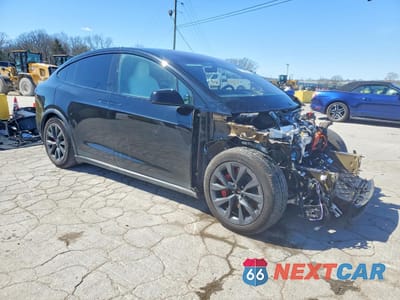 Czwarte zdjęcie samochodu z boku: 2025 TESLA MODEL X VIN:7SAXCBE69SF467598 - miniatura