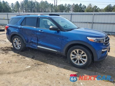 Czwarte zdjęcie samochodu z boku: 2020 FORD EXPLORER XLT VIN:1FMSK8DH5LGA11696 - miniatura