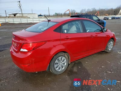 Trzecie zdjęcie samochodu z tyłu: 2017 HYUNDAI ACCENT SE VIN:KMHCT4AE3HU293317 - miniatura