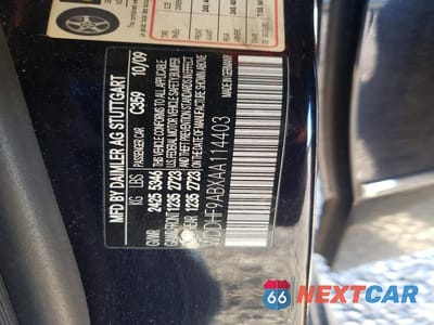 Zdjęcie 12 z 12 samochodu: 2010 MERCEDES-BENZ E 550 4MATIC VIN:WDDHF9ABXAA114403 - miniatura