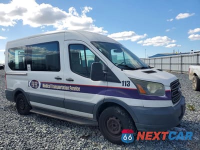 Czwarte zdjęcie samochodu z boku: 2016 FORD TRANSIT 150 UTILITY / SERVICE VAN VIN:1FTYE1CM9GKA88618 - miniatura