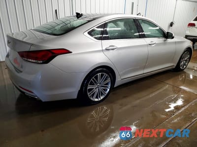 Trzecie zdjęcie samochodu z tyłu: 2018 GENESIS G80 3.8 VIN:KMHGN4JE9JU251669 - miniatura