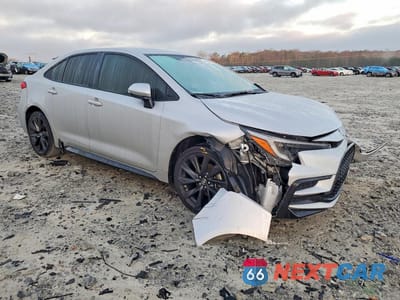 Czwarte zdjęcie samochodu z boku: 2024 TOYOTA COROLLA HYBRID SE VIN:JTDBCMFE3R3047464 - miniatura