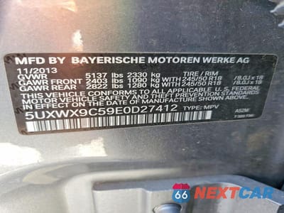 Zdjęcie 13 z 13 samochodu: 2014 BMW X3 XDRIVE28I VIN:5UXWX9C59E0D27412 - miniatura