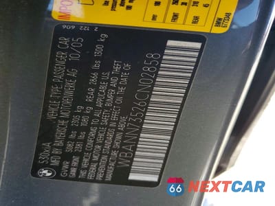 Zdjęcie 12 z 12 samochodu: 2006 BMW 530 XIT VIN:WBANN73526CN02858 - miniatura