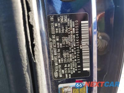Zdjęcie 13 z 13 samochodu: 2019 KIA SORENTO LX V6 VIN:5XYPGDA58KG480510 - miniatura