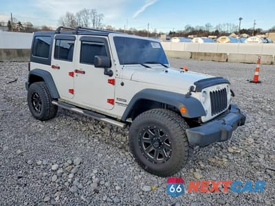 Czwarte zdjęcie samochodu z boku: 2017 JEEP WRANGLER UNLIMITED SPORT VIN:1C4BJWDG3HL591760 - miniatura