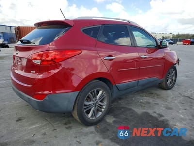 Trzecie zdjęcie samochodu z tyłu: 2015 HYUNDAI TUCSON GLS AWD VIN:KM8JUCAG6FU108688 - miniatura