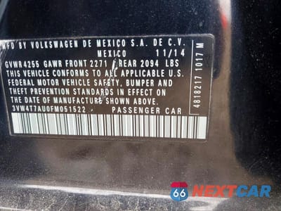 Zdjęcie 13 z 13 samochodu: 2015 VOLKSWAGEN GTI VIN:3VW4T7AU0FM051522 - miniatura