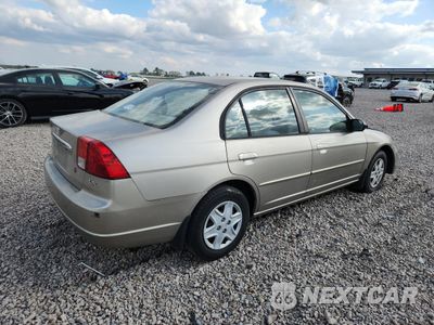 Trzecie zdjęcie samochodu z tyłu: 2003 HONDA CIVIC LX VIN:2HGES15563H562092 - miniatura
