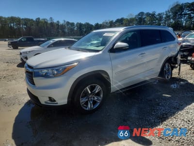 2015 TOYOTA HIGHLANDER LIMITED PLATINUM 5TDYKRFH9FS057818 - główne zdjęcie licytacji z USA - miniatura