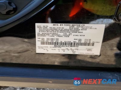 Zdjęcie 12 z 12 samochodu: 2020 FORD ECOSPORT SES VIN:MAJ6S3JL5LC389953 - miniatura