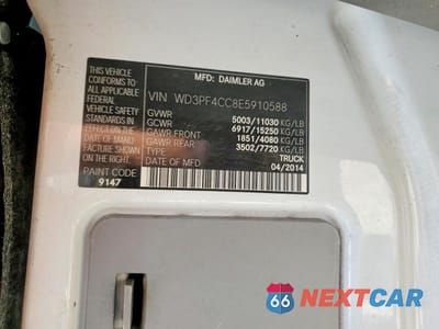 Zdjęcie 13 z 13 samochodu: 2014 MERCEDES BENZ SPRINTER 3500 DELIVERY VAN VIN:WD3PF4CC8E5910588 - miniatura