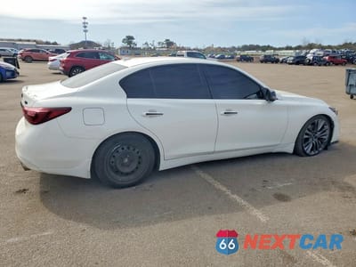 Trzecie zdjęcie samochodu z tyłu: 2022 INFINITI Q50 LUXE VIN:JN1EV7BR6NM341739 - miniatura