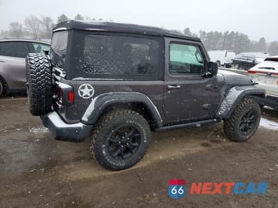 Trzecie zdjęcie samochodu z tyłu: 2022 JEEP WRANGLER SPORT VIN:1C4GJXAG9NW196573 - miniatura