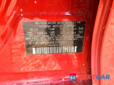 Zdjęcie 12 z 12 samochodu: 2020 HYUNDAI ACCENT SEL VIN:3KPC24A68LE090883 - miniatura