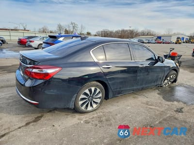 Trzecie zdjęcie samochodu z tyłu: 2017 HONDA ACCORD HYBRID VIN:JHMCR6F39HC022322 - miniatura