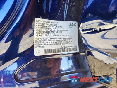 Zdjęcie 14 z 14 samochodu: 2022 AUDI A4 ALLROAD PREMIUM PLUS VIN:WA18AAF40NA015559 - miniatura