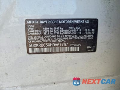 Zdjęcie 13 z 13 samochodu: 2017 BMW X5 XDRIVE35I VIN:5UXKR0C5XH0V67767 - miniatura